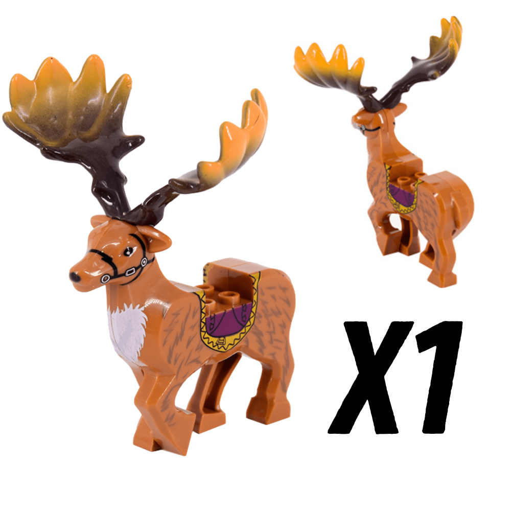 Lord the Rings Elven Elks Mounts for Block Figures