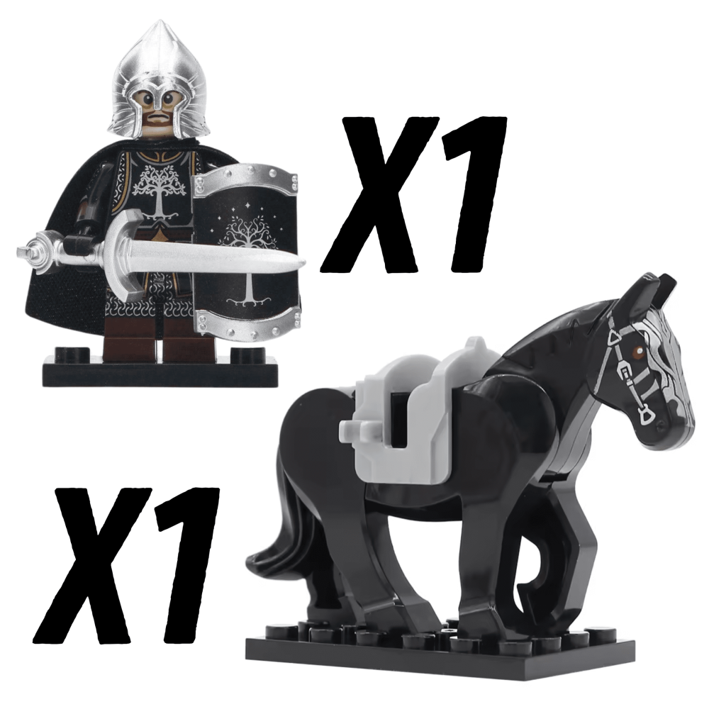 Lord the Rings Gondor Riders Block Figures Set 22pcs