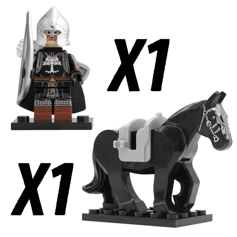 Lord the Rings Gondor Riders Block Figures Set 22pcs