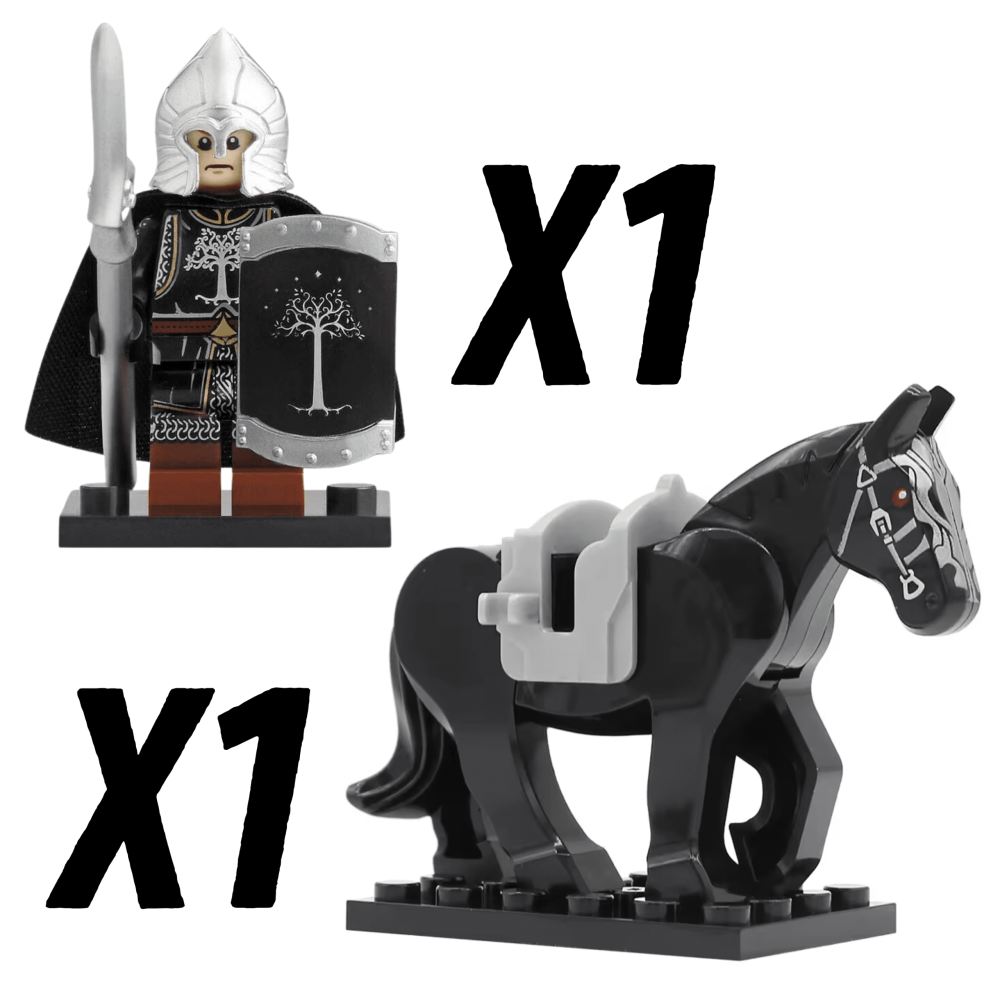 Lord the Rings Gondor Riders Block Figures Set 22pcs