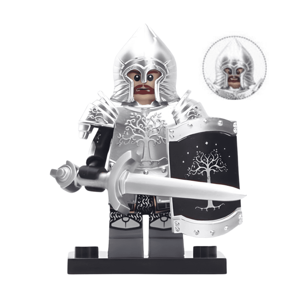 Lord the Rings Soldiers Gondor Block Figures Set 16pcs