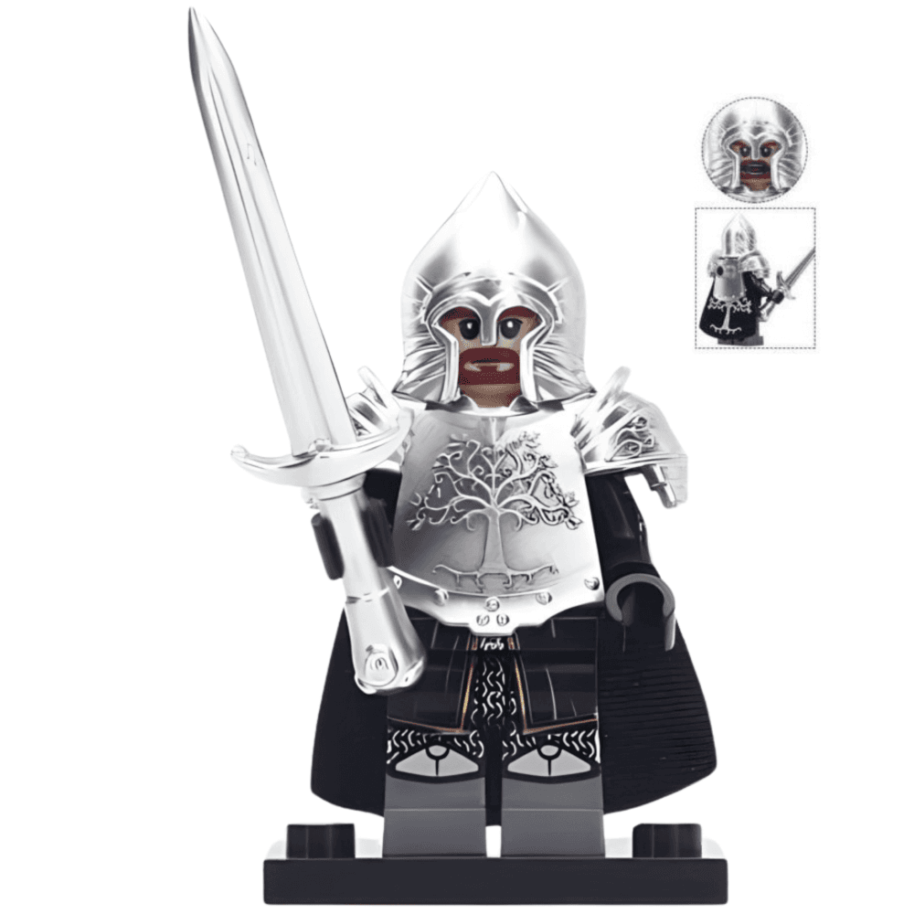 Lord the Rings Soldiers Gondor Block Figures Set 16pcs