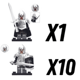 Lord the Rings Gondor Heavy Swords Block Figures Set 21pcs