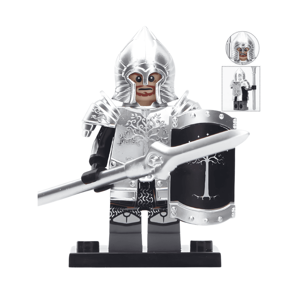 Lord the Rings Soldiers Gondor Block Figures Set 16pcs
