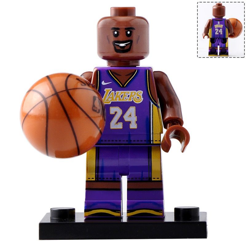 NBA Basketball Block Figures Set of 9pcs with Basketball Accessory