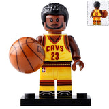 NBA Basketball Block Figures Set of 9pcs with Basketball Accessory
