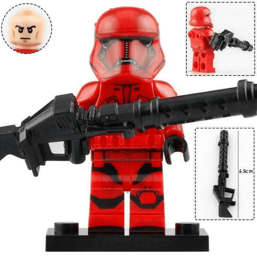 Space War Theme Imperial Stormtrooper Assortment Block Figures Set