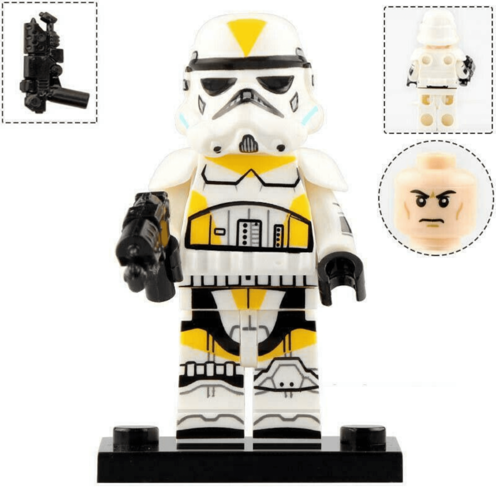 Space War Theme Imperial Stormtrooper Assortment Block Figures Set
