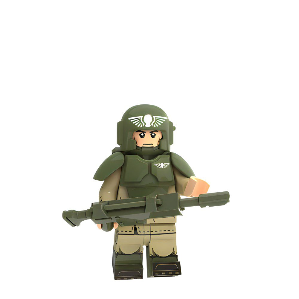Imperial Guard Block Figures Set of 6PCS