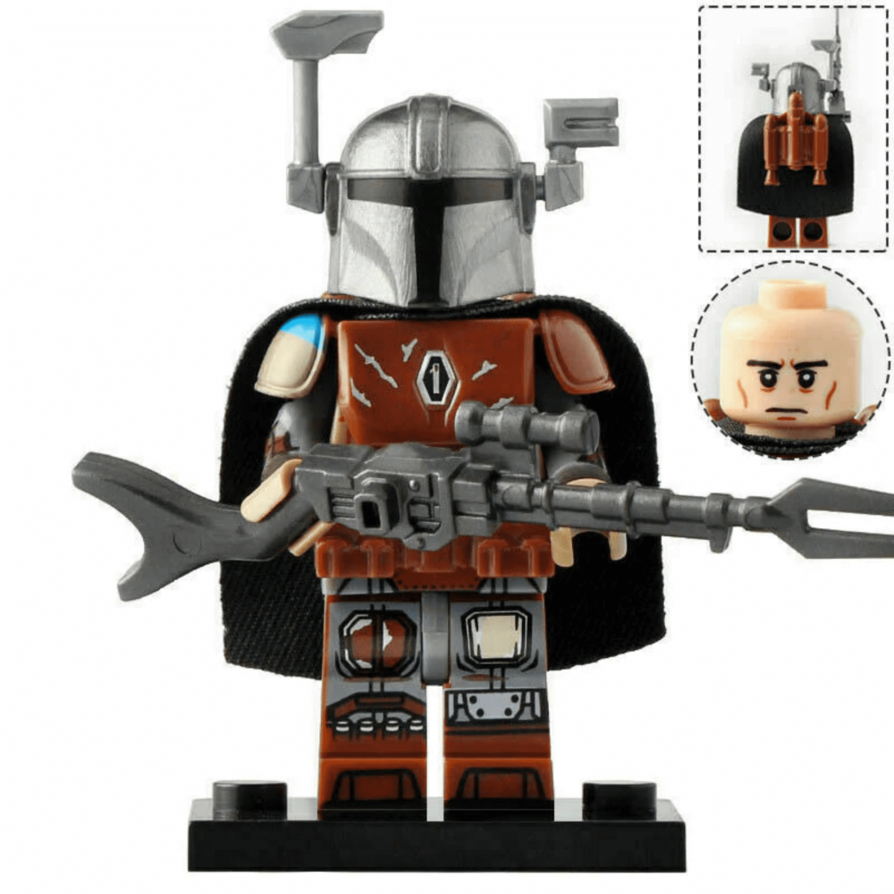 Space War Theme Mandalorian, Boba Fett, Jango Fett Block Figures Set of 8pcs