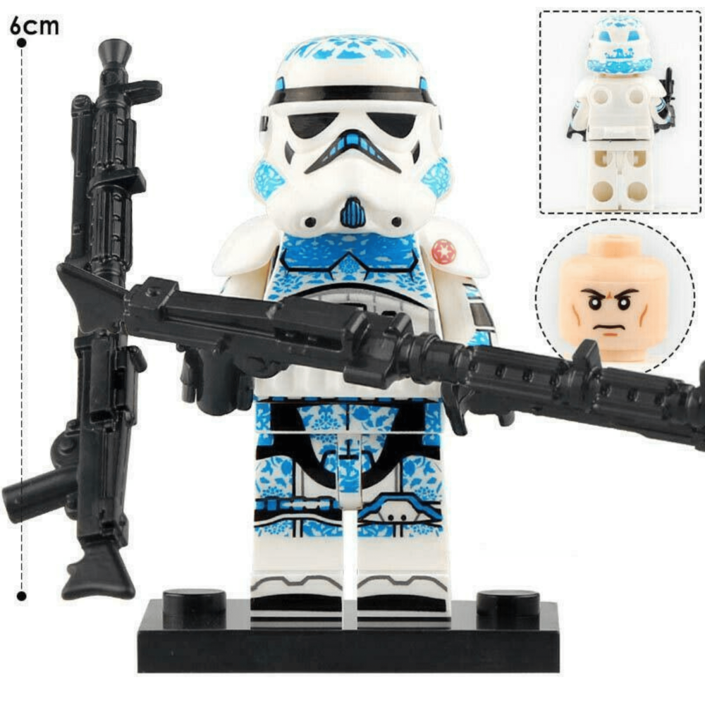 Space War Theme Imperial Stormtrooper Assortment Block Figures Set