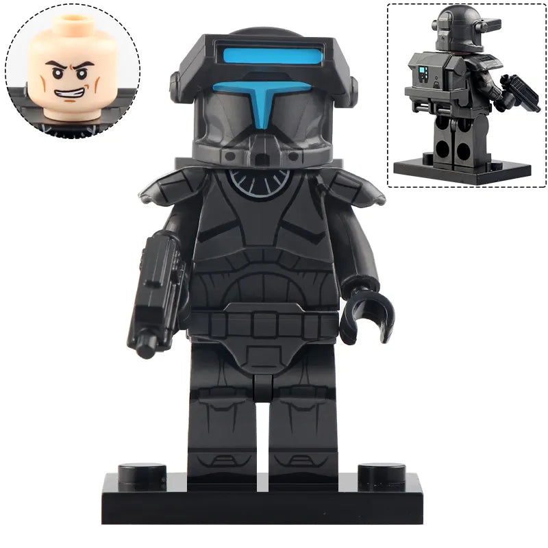 Space War Theme Republic Commandos Block Figures Set