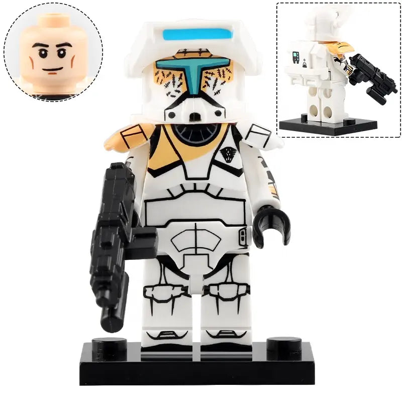 Space War Theme Republic Commandos Block Figures Set