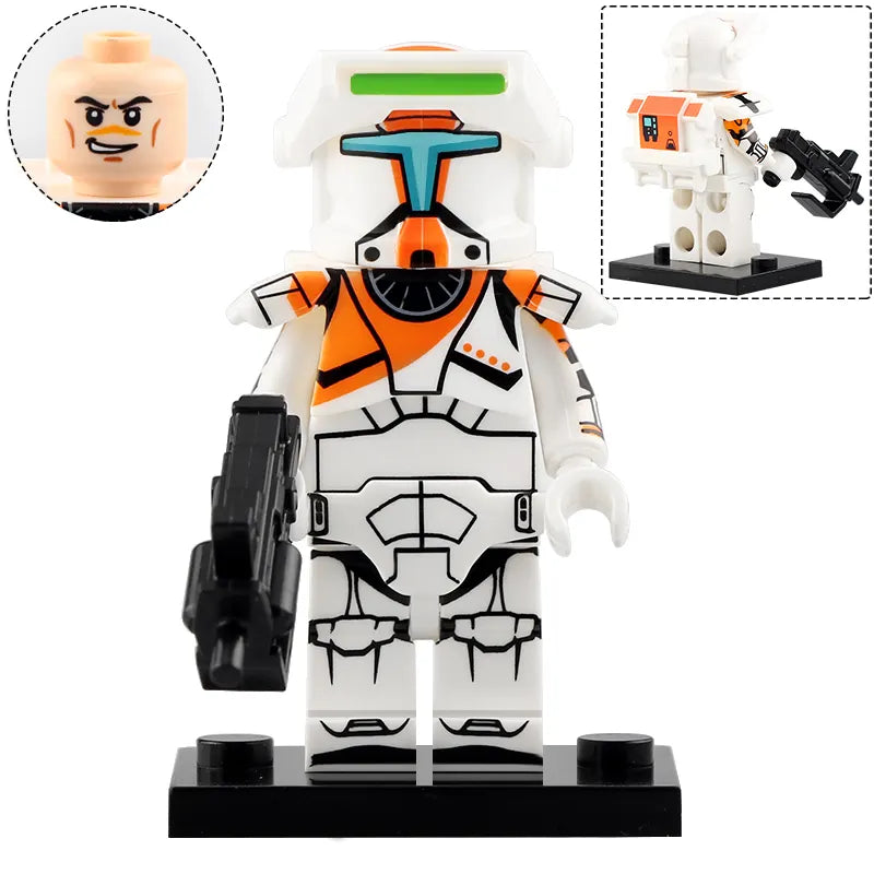 Space War Theme Republic Commandos Block Figures Set