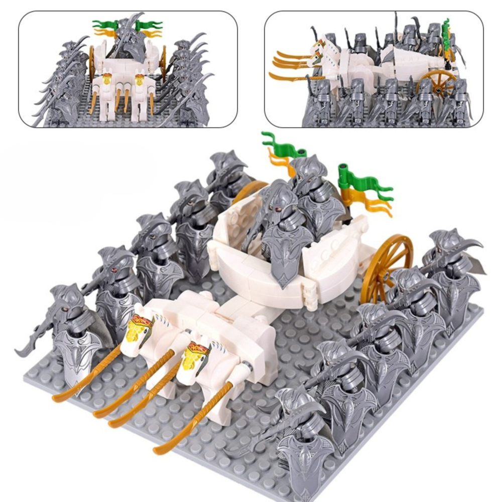 Lord Of The Rings Galadrhim and Mirkwood Elves Chariot Legion Sets