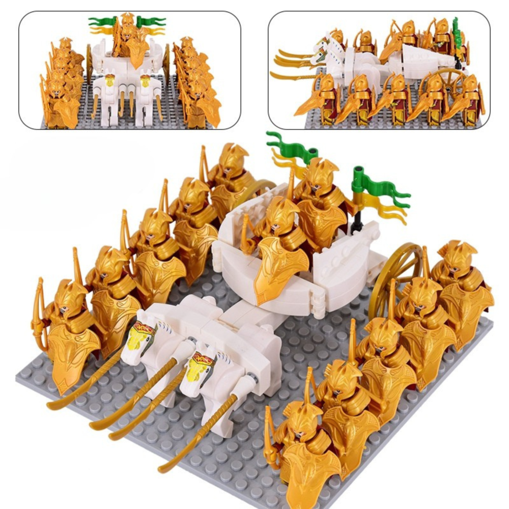 Lord Of The Rings Galadrhim and Mirkwood Elves Chariot Legion Sets