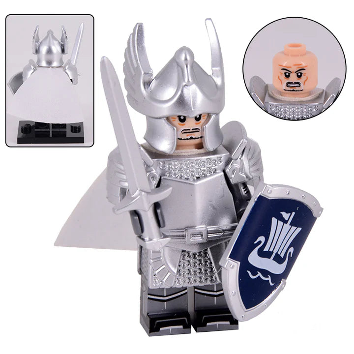 Lord the Rings Soldiers Dol Amroth Block Figures Set 6pcs