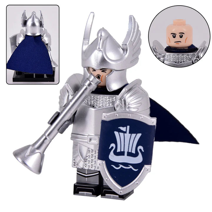Lord the Rings Soldiers Dol Amroth Block Figures Set 6pcs