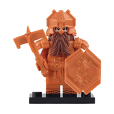 Lord the Rings Erebor Dwarves Block Figures Set 8pcs