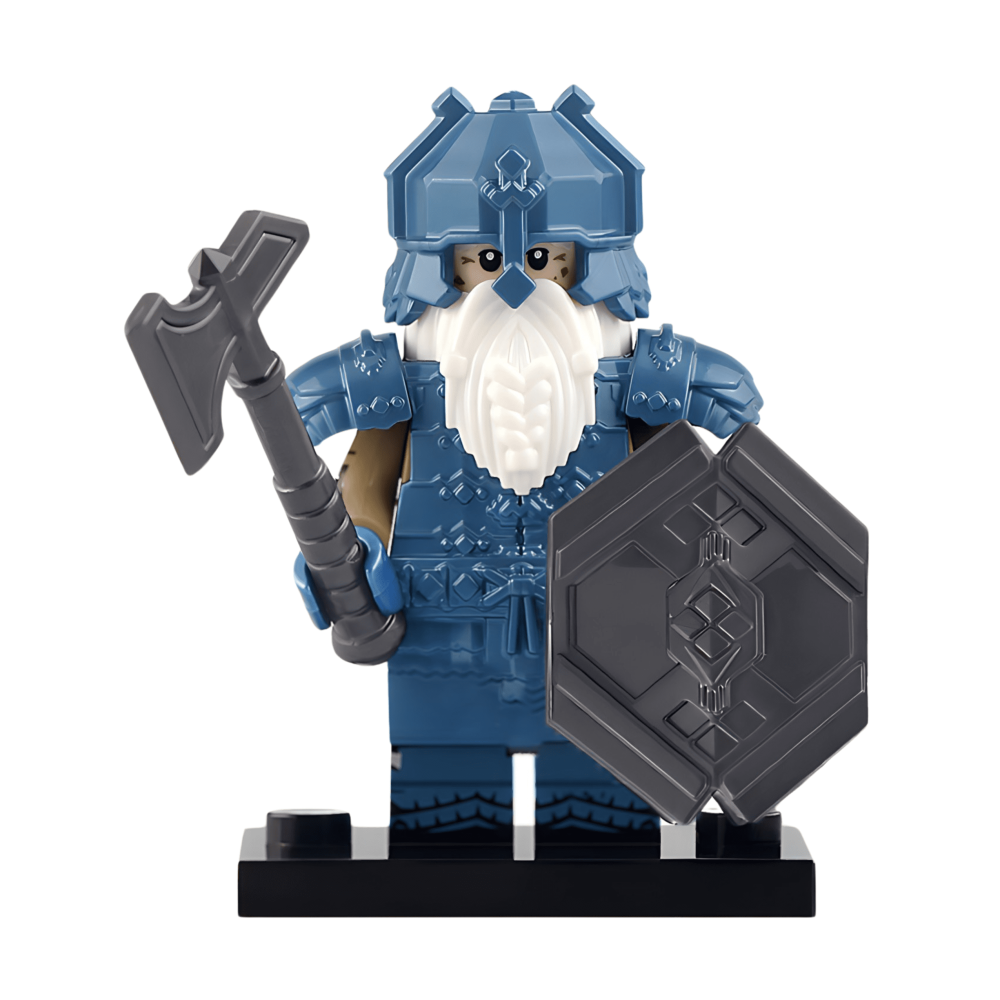 Lord the Rings Erebor Dwarves Block Figures Set 8pcs