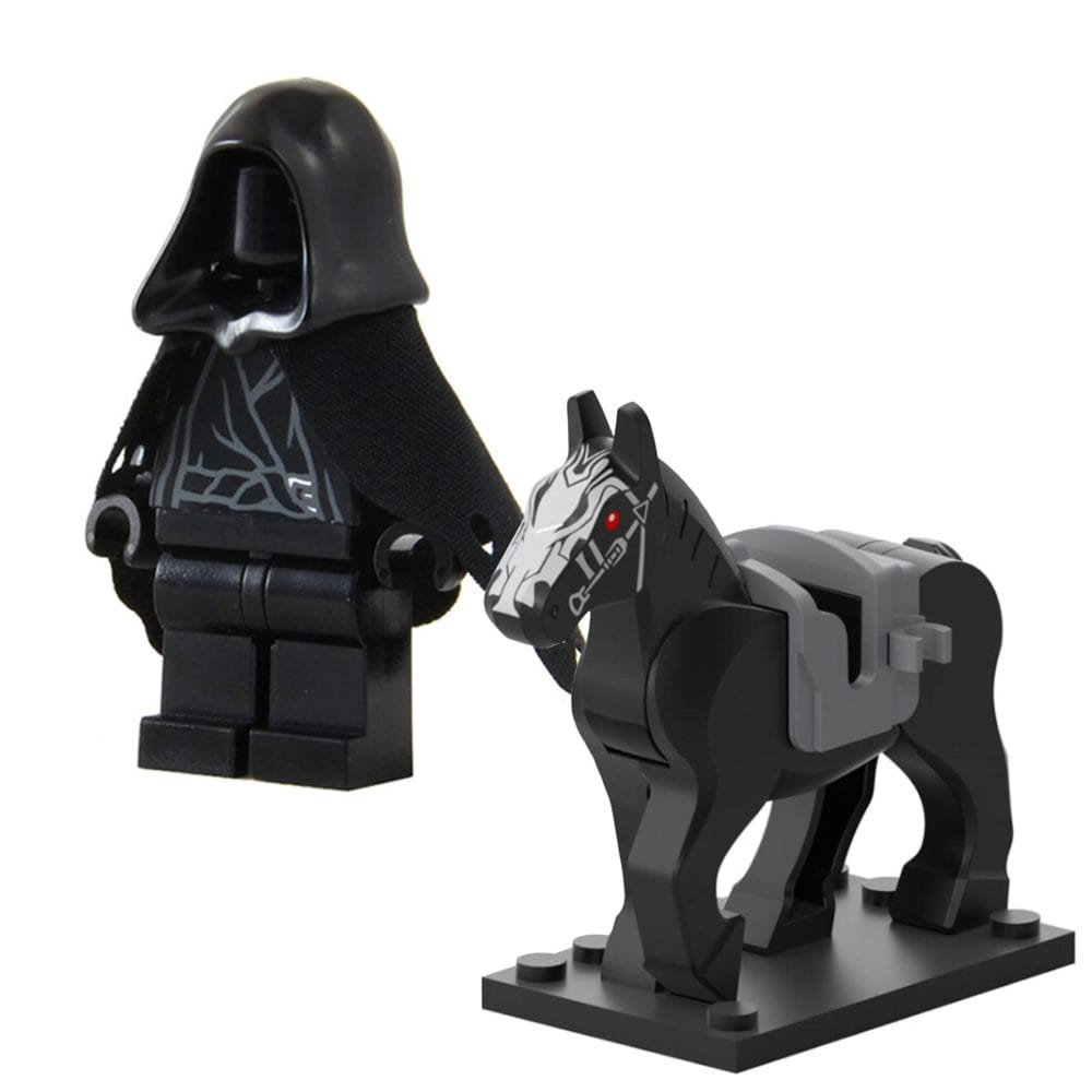 Lord the Rings Nazgul Witch King Black Riders Block Figures Set 18pcs