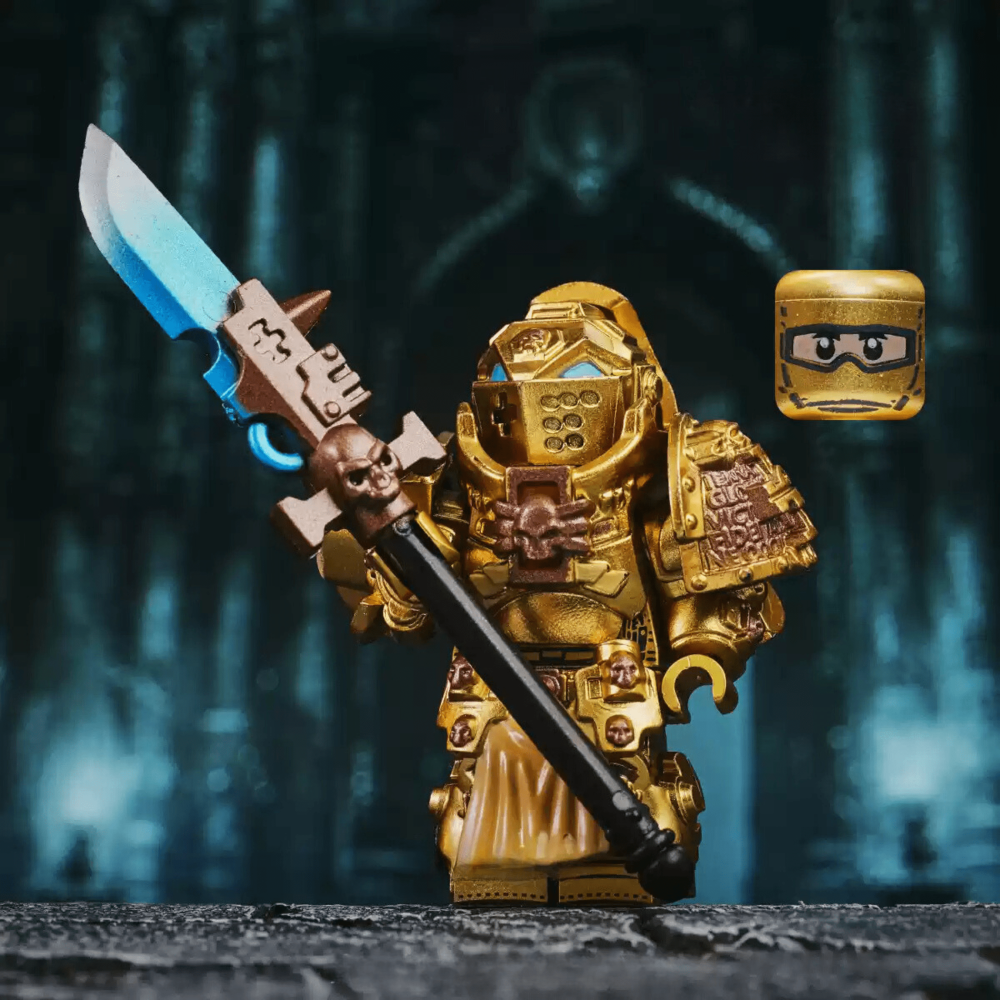 Space Marines Grey Knights Block Figures Set