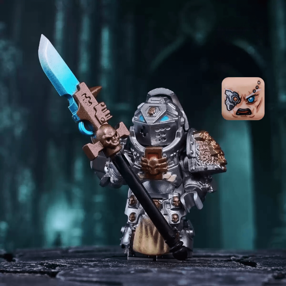 Space Marines Grey Knights Block Figures Set