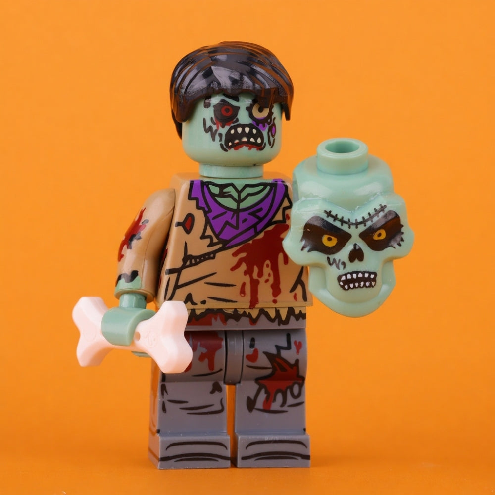 8-Pack Halloween Spooky Themed Custom Block Figures
