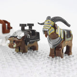 Lord the Rings Wargs, Boars and War Goat Mounts for Block Figures