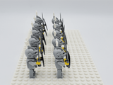 Black Crown Knights Style 1 Block Figures Set of 10pcs