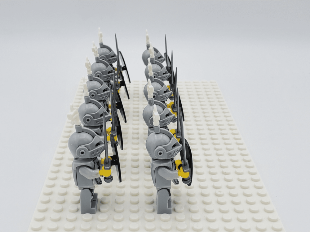 Black Crown Knights Style 1 Block Figures Set of 10pcs