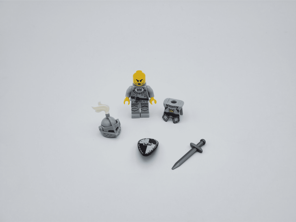 Black Crown Knights Style 1 Block Figures Set of 10pcs