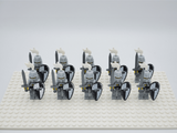 Black Crown Knights Style 2 Block Figures Set of 10pcs