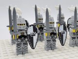 Black Crown Knights Style 2 Block Figures Set of 10pcs