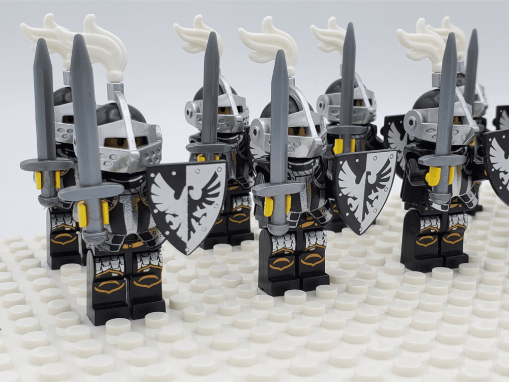 Black Eagle Knights Style 1 Block Figures Set of 10pcs