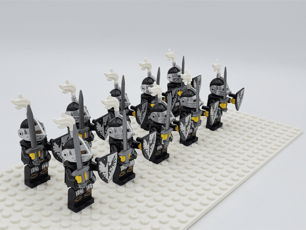Black Eagle Knights Style 1 Block Figures Set of 10pcs