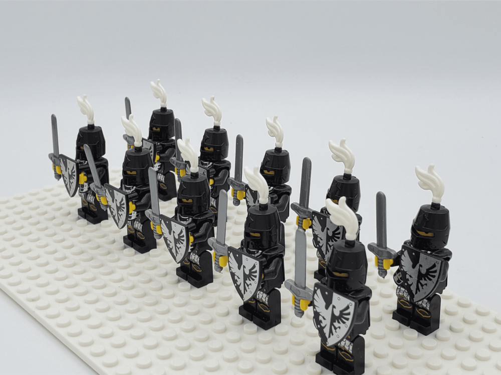 Black Eagle Knights Style 2 Block Figures Set of 10pcs