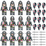 Lynx Knight Medieval Castle Block Figures Set of 12pcs
