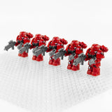 Blood Angels Space Marines Block Figures Set
