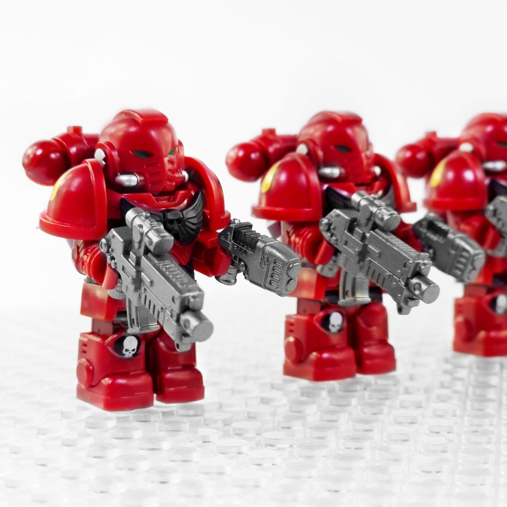 Blood Angels Space Marines Block Figures Set