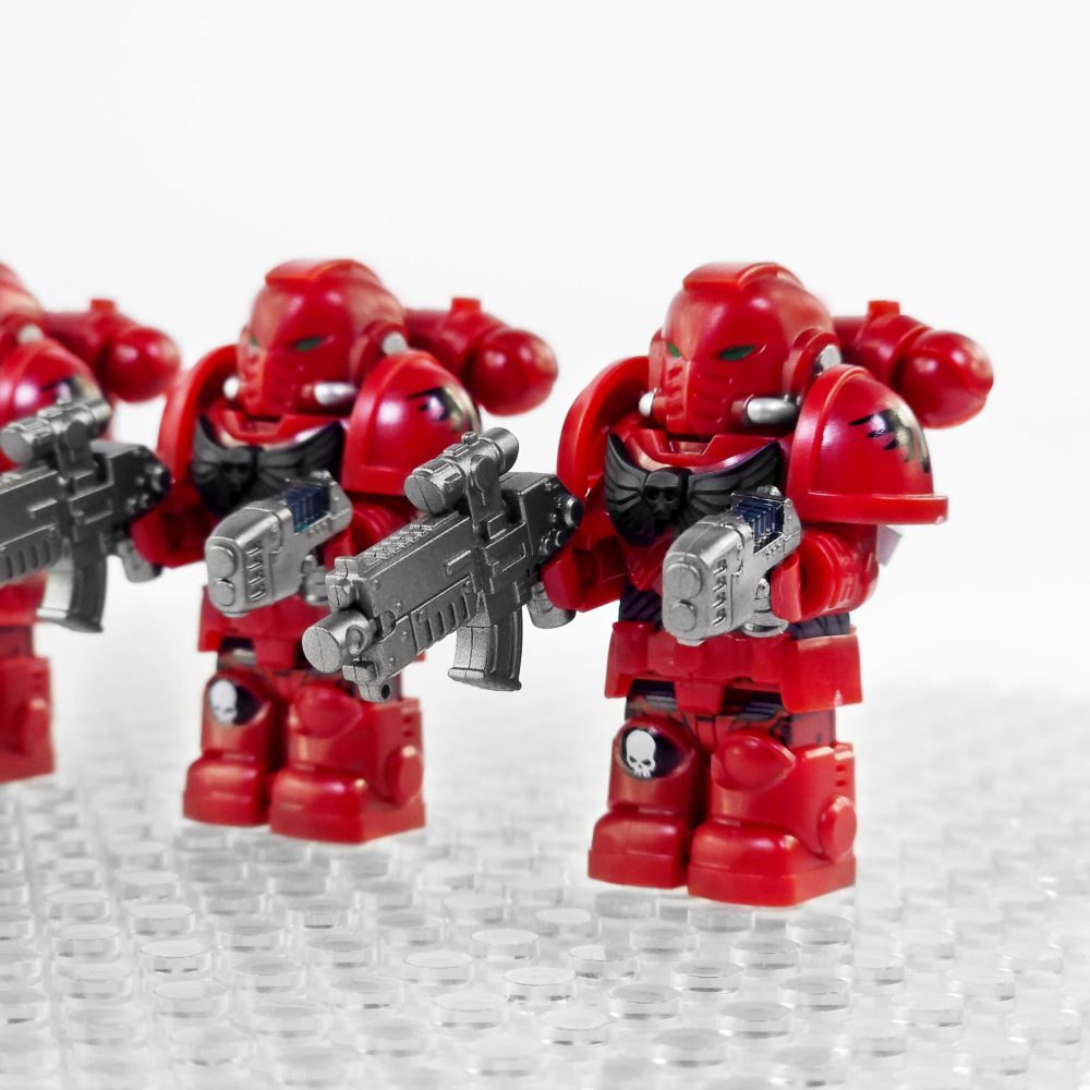 Blood Angels Space Marines Block Figures Set