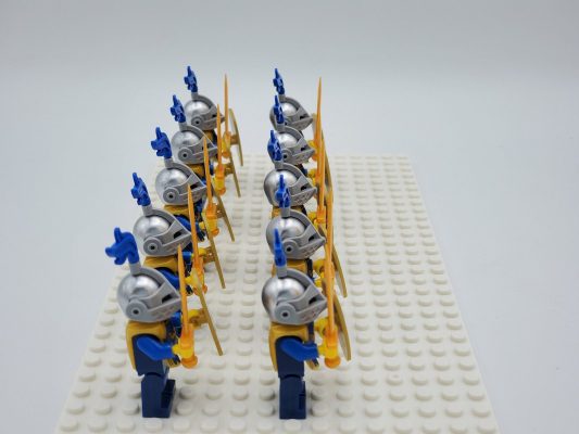 Blue Crown Knights Style 1 Block Figures Set of 10pcs