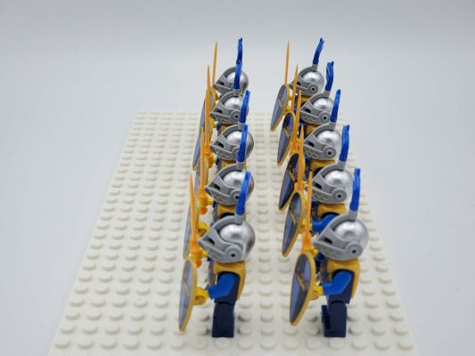 Blue Crown Knights Style 1 Block Figures Set of 10pcs
