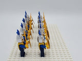 Blue Crown Knights Style 2 Block Figures Set of 10pcs