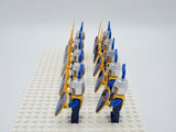 Blue Crown Knights Style 2 Block Figures Set of 10pcs
