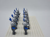 Blue Lion Knights Style 1 Block Figures Set of 10pcs