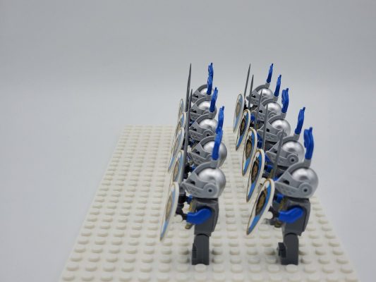 Blue Lion Knights Style 1 Block Figures Set of 10pcs