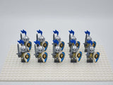 Blue Lion Knights Style 1 Block Figures Set of 10pcs