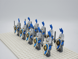 Blue Lion Knights Style 2 Block Figures Set of 10pcs