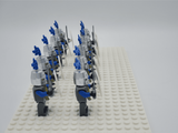 Blue Lion Knights Style 2 Block Figures Set of 10pcs